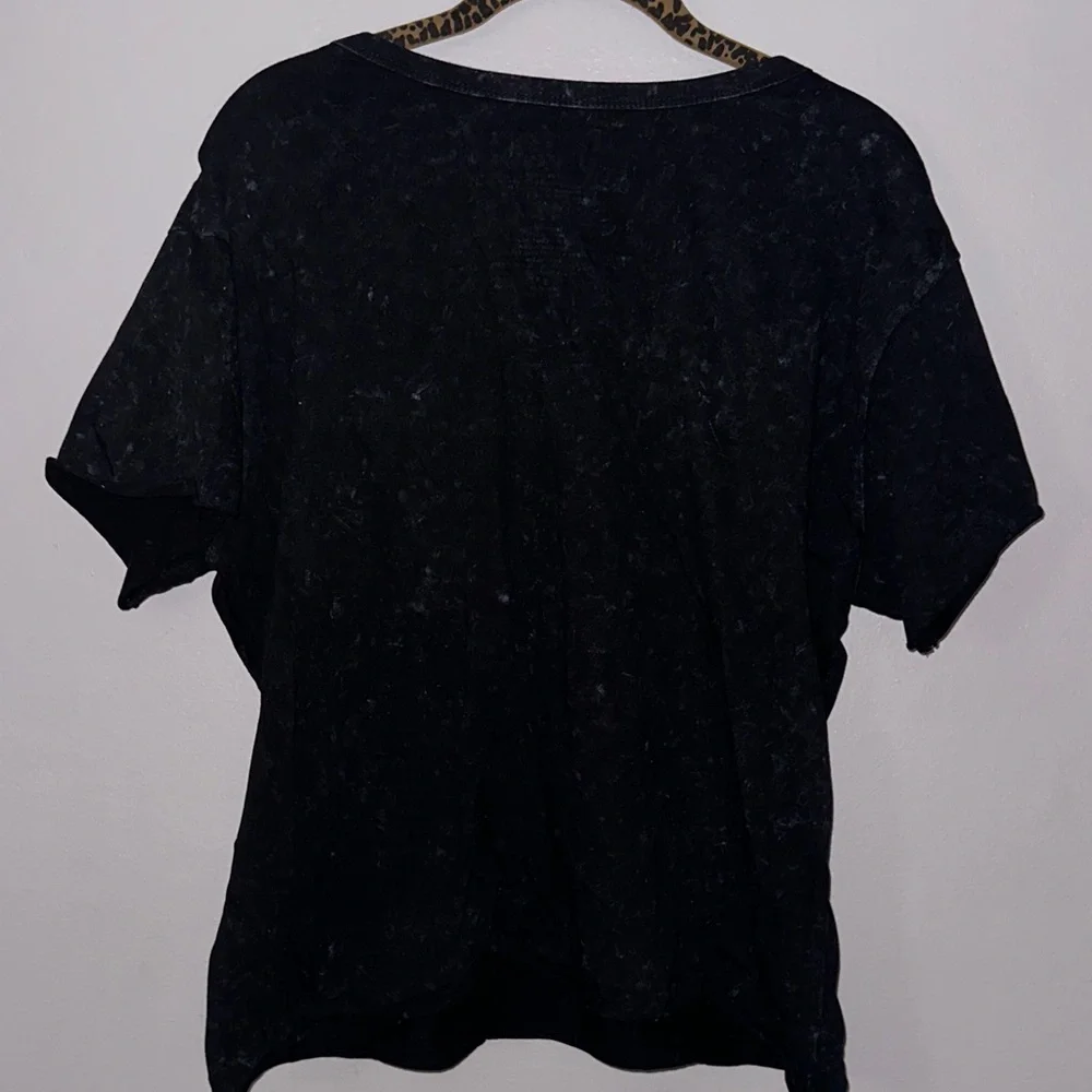 AC/DC Black and Gray V-Neck Tee - Picture 3 of 3